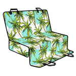 Palm Tree Tropical Pattern Print Pet Car Back Seat Cover