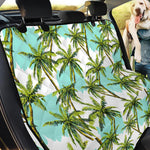 Palm Tree Tropical Pattern Print Pet Car Back Seat Cover