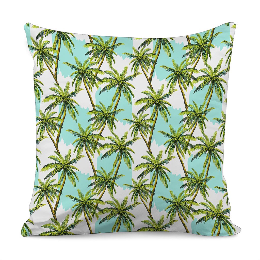 Palm Tree Tropical Pattern Print Pillow Cover