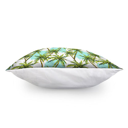 Palm Tree Tropical Pattern Print Pillow Cover