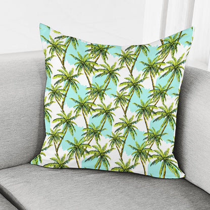 Palm Tree Tropical Pattern Print Pillow Cover
