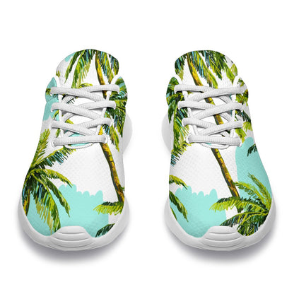 Palm Tree Tropical Pattern Print Sport Shoes GearFrost