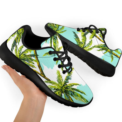 Palm Tree Tropical Pattern Print Sport Shoes GearFrost