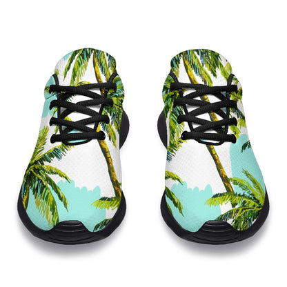 Palm Tree Tropical Pattern Print Sport Shoes GearFrost