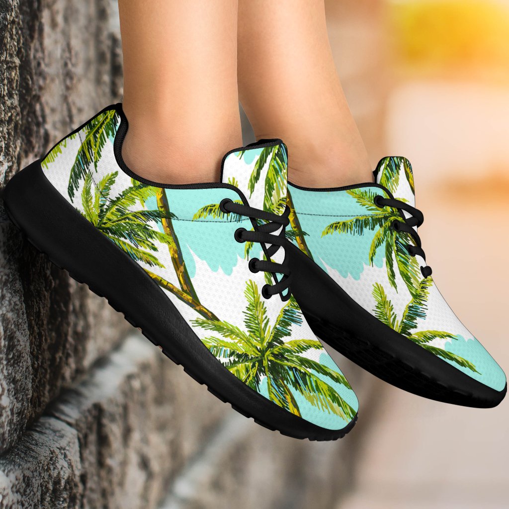 Palm Tree Tropical Pattern Print Sport Shoes GearFrost