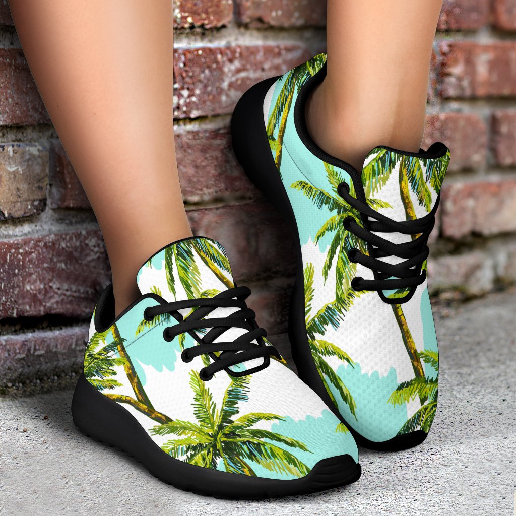 Palm Tree Tropical Pattern Print Sport Shoes GearFrost