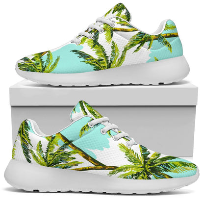 Palm Tree Tropical Pattern Print Sport Shoes GearFrost