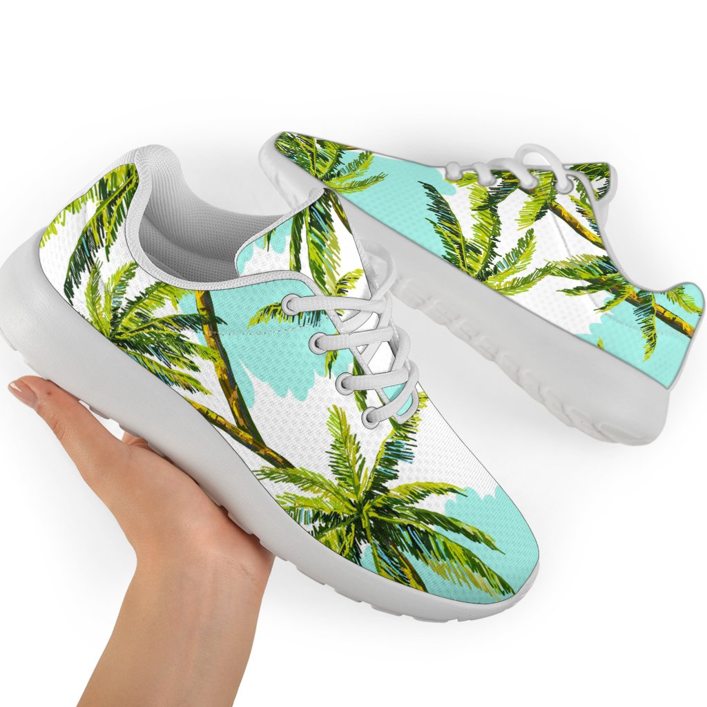 Palm Tree Tropical Pattern Print Sport Shoes GearFrost