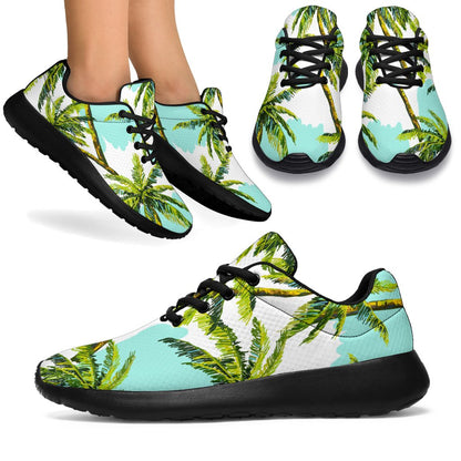 Palm Tree Tropical Pattern Print Sport Shoes GearFrost