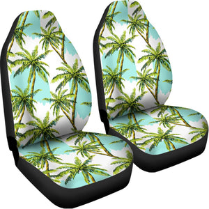 Palm Tree Tropical Pattern Print Universal Fit Car Seat Covers