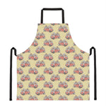 Panda Firefighter And Cat Pattern Print Apron