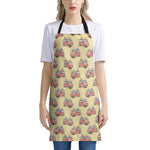 Panda Firefighter And Cat Pattern Print Apron