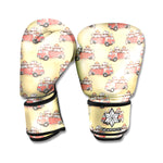 Panda Firefighter And Cat Pattern Print Boxing Gloves