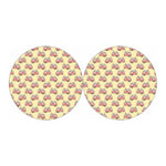 Panda Firefighter And Cat Pattern Print Car Coasters