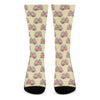 Panda Firefighter And Cat Pattern Print Crew Socks