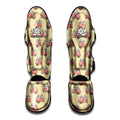 Panda Firefighter And Cat Pattern Print Muay Thai Shin Guards