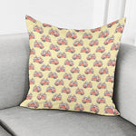 Panda Firefighter And Cat Pattern Print Pillow Cover