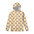 Panda Firefighter And Cat Pattern Print Pullover Hoodie