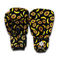 Papaya And Banana Pattern Print Boxing Gloves
