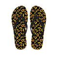 Papaya And Banana Pattern Print Flip Flops