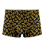 Papaya And Banana Pattern Print Men's Boxer Briefs