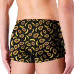 Papaya And Banana Pattern Print Men's Boxer Briefs
