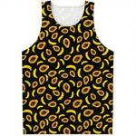 Papaya And Banana Pattern Print Men's Tank Top