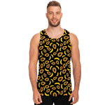 Papaya And Banana Pattern Print Men's Tank Top