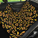 Papaya And Banana Pattern Print Pet Car Back Seat Cover