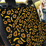 Papaya And Banana Pattern Print Pet Car Back Seat Cover