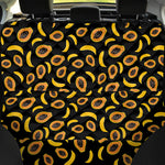 Papaya And Banana Pattern Print Pet Car Back Seat Cover