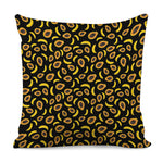 Papaya And Banana Pattern Print Pillow Cover