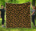 Papaya And Banana Pattern Print Quilt