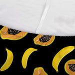 Papaya And Banana Pattern Print Sofa Cover