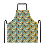 Papaya And Melon Pattern Print Apron