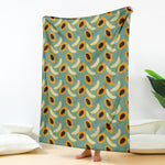 Papaya And Melon Pattern Print Blanket