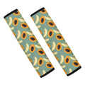 Papaya And Melon Pattern Print Car Seat Belt Covers