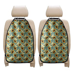 Papaya And Melon Pattern Print Car Seat Organizers