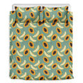 Papaya And Melon Pattern Print Duvet Cover Bedding Set
