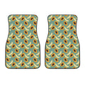 Papaya And Melon Pattern Print Front Car Floor Mats