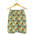 Papaya And Melon Pattern Print Men's Shorts