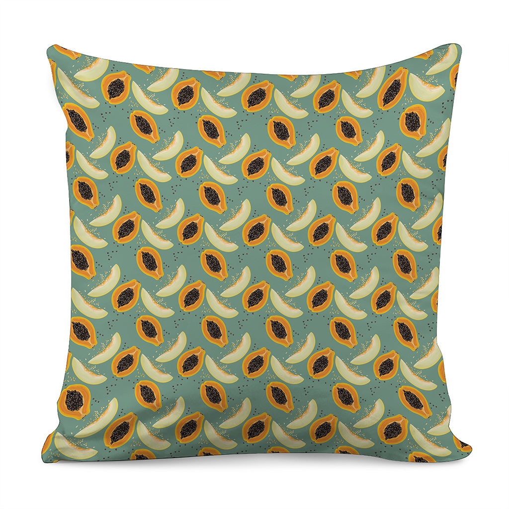 Papaya And Melon Pattern Print Pillow Cover