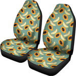 Papaya And Melon Pattern Print Universal Fit Car Seat Covers
