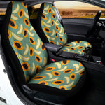 Papaya And Melon Pattern Print Universal Fit Car Seat Covers