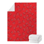 Paramedic First Aid Kit Pattern Print Blanket