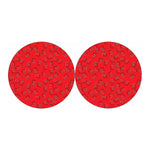 Paramedic First Aid Kit Pattern Print Car Coasters