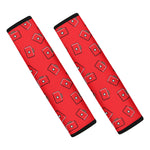 Paramedic First Aid Kit Pattern Print Car Seat Belt Covers