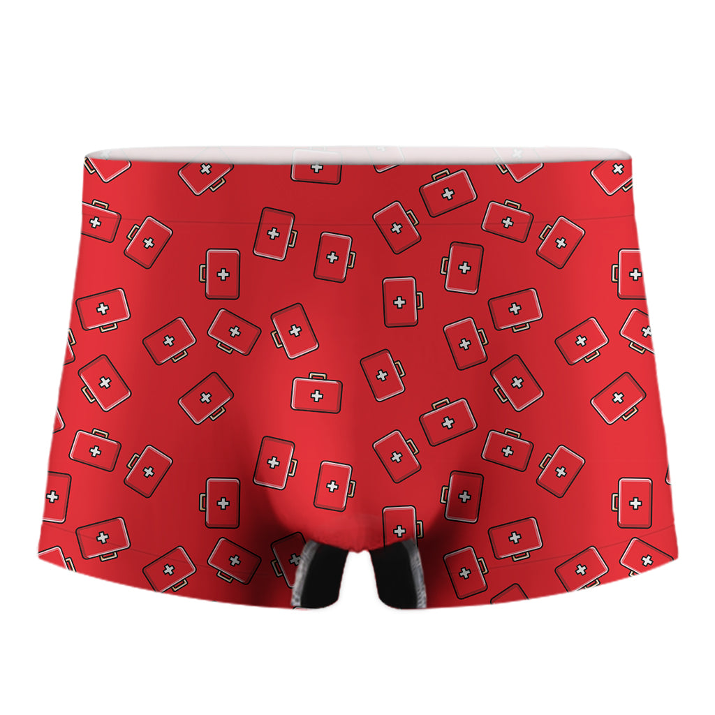 Paramedic First Aid Kit Pattern Print Men's Boxer Briefs