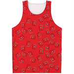 Paramedic First Aid Kit Pattern Print Men's Tank Top