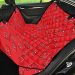 Paramedic First Aid Kit Pattern Print Pet Car Back Seat Cover